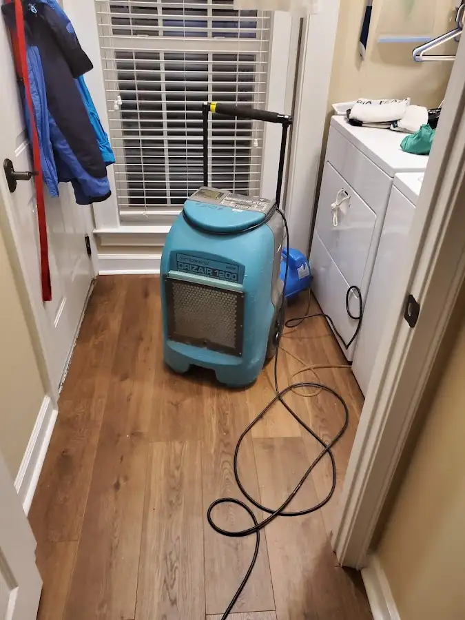 Commercial dehumidifier deployed for Flood Damage Cleanup in Boise City