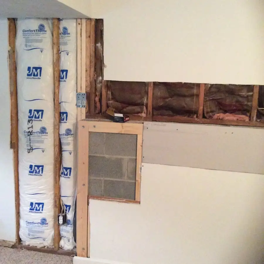 Wall insulation replacement during Structural Drying in Boise City